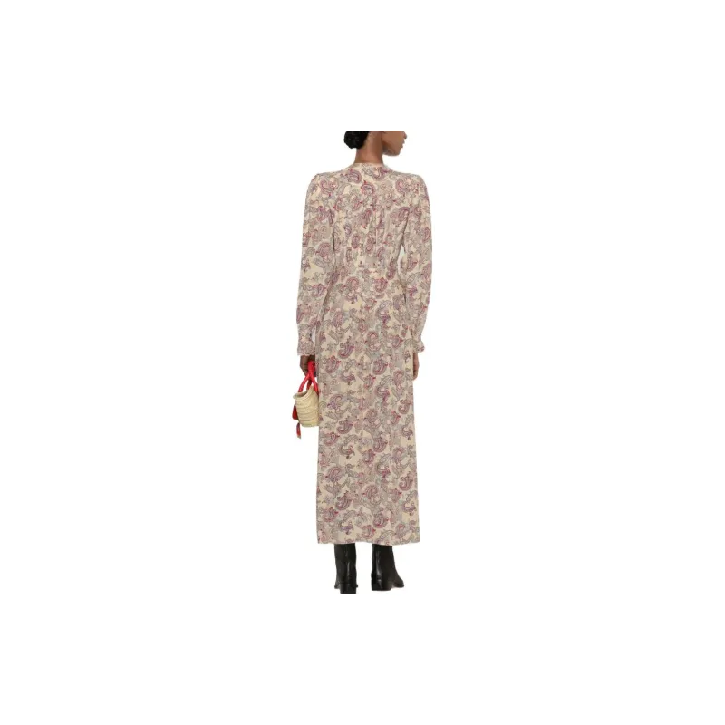 ISABEL MARANT Myrala Paisley print Midi length Dress-3