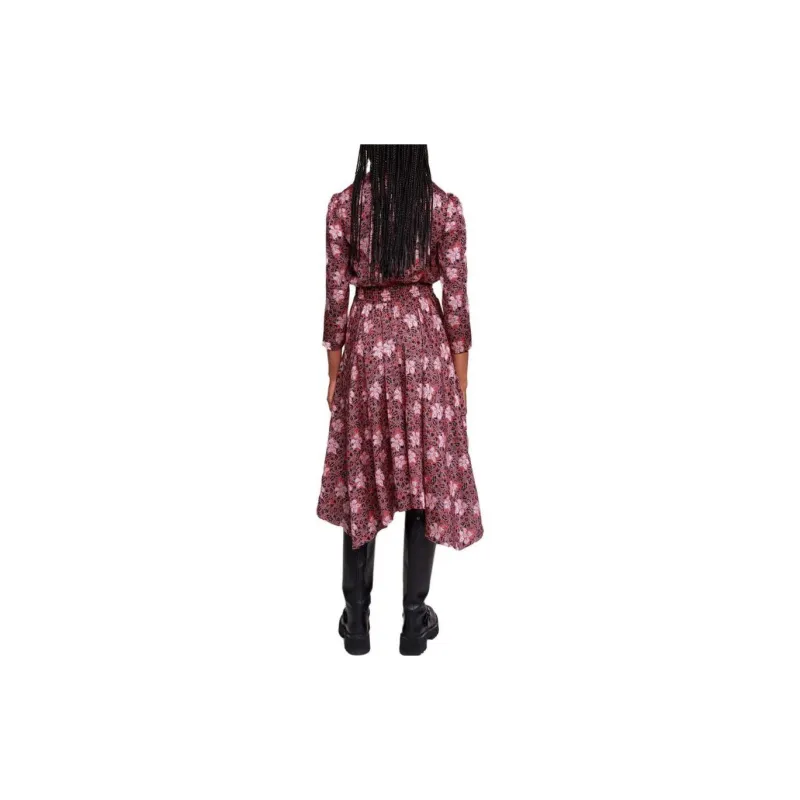 Maje Long Sleeved Dresses Women's Multicolor-2