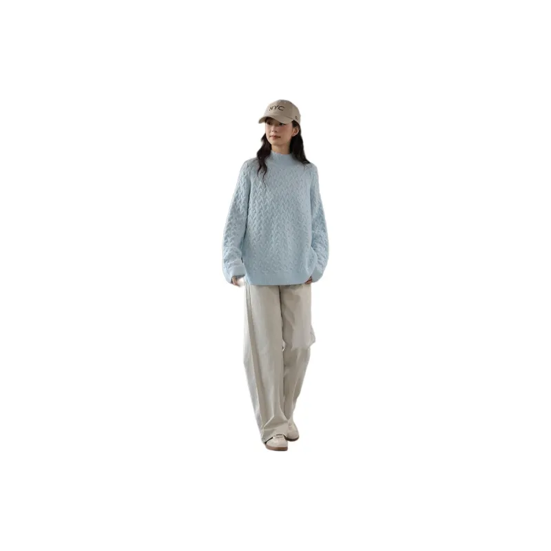 Demana Sweater Women's Light Blue-5