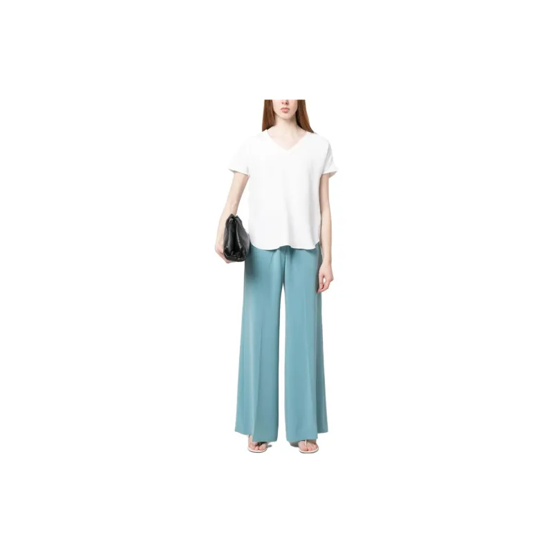 KITON V neck Silk T shirt-1