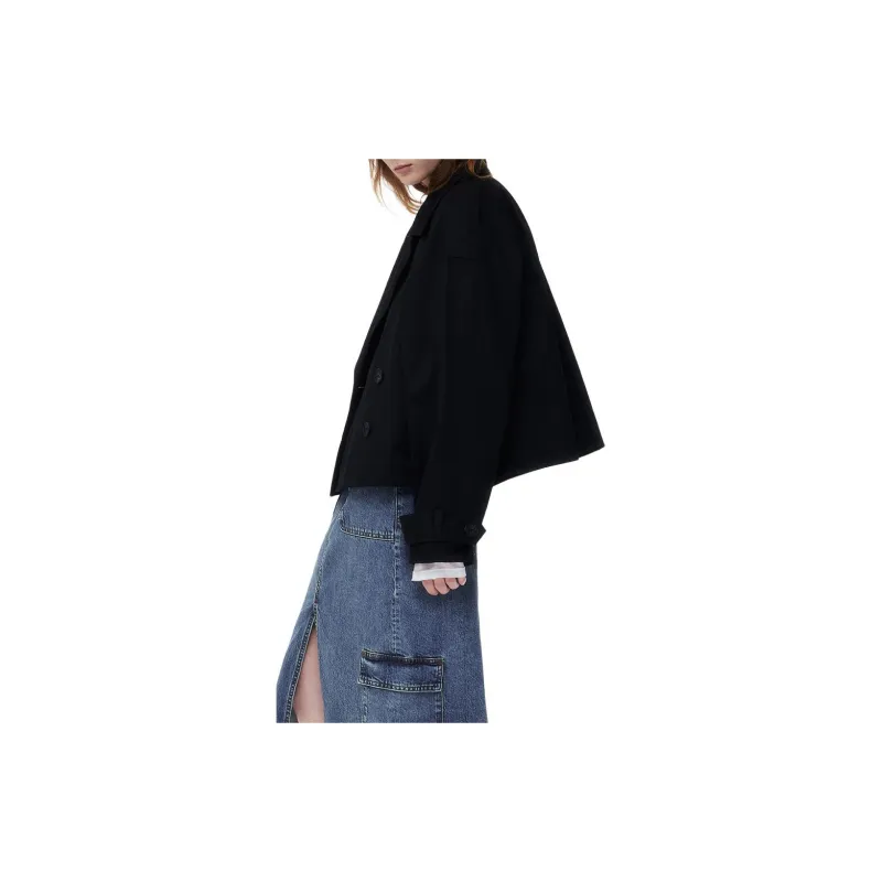 H&M Coats Women's Black-2