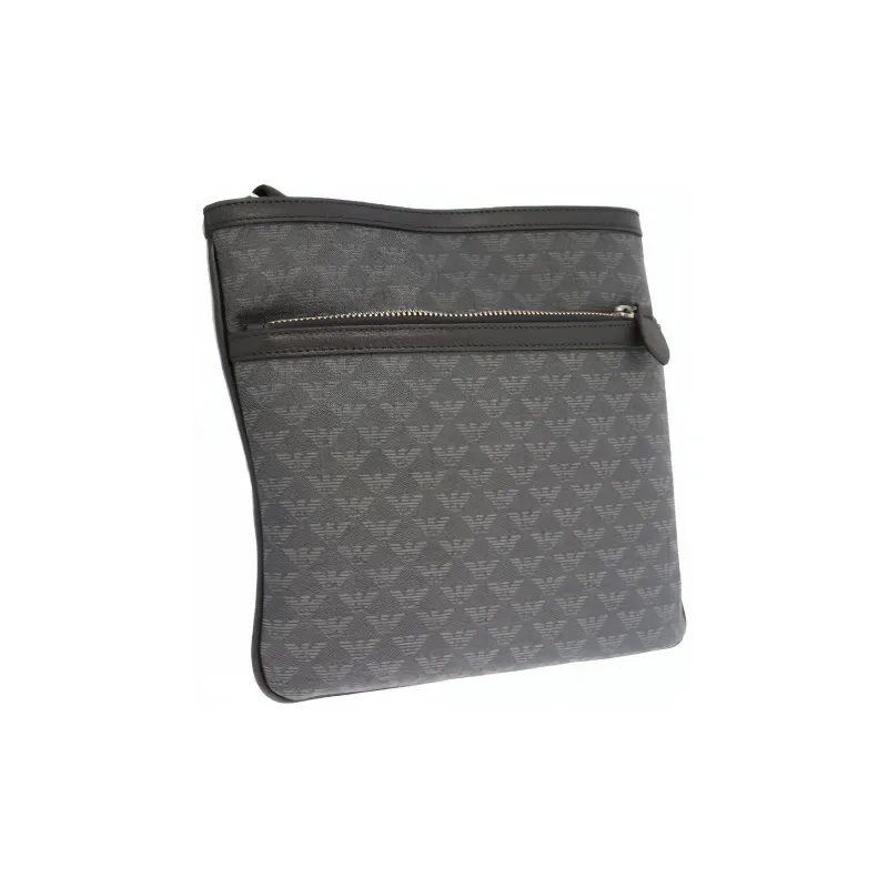 EMPORIO ARMANI PVC Shoulder Bag Crossbody Bag Regular Men's Gray-1