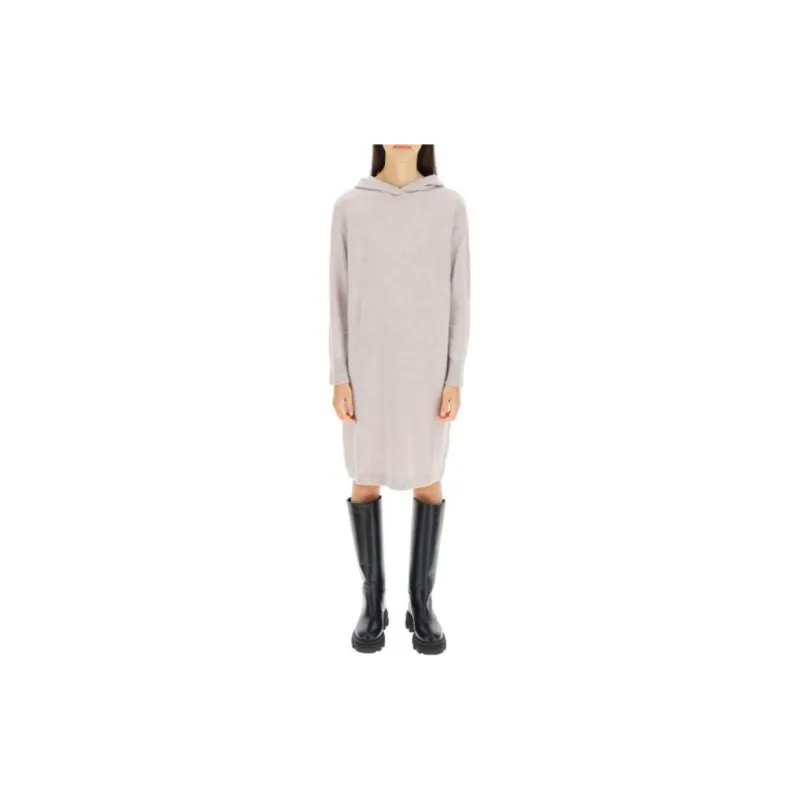 MaxMara FW22 Long Sleeved Dress Women's Light Pink-1