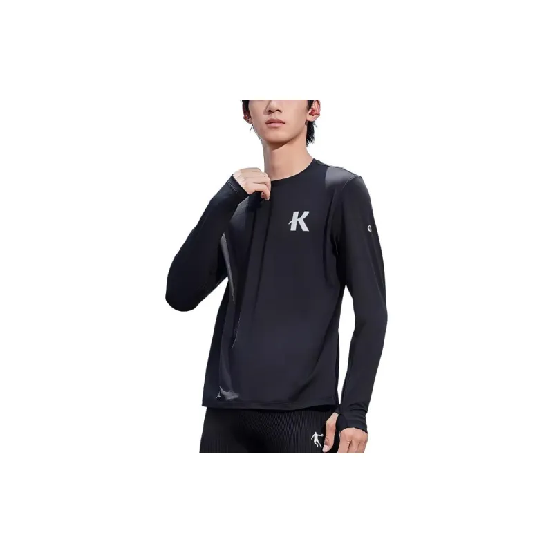 QIAODAN x DA K LIANMINGKUAN T Shirt Men's Black-2