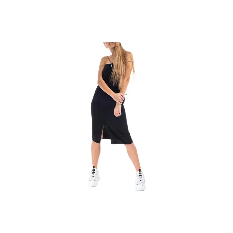 Mcq Drawstring Silk Midi Dress-3