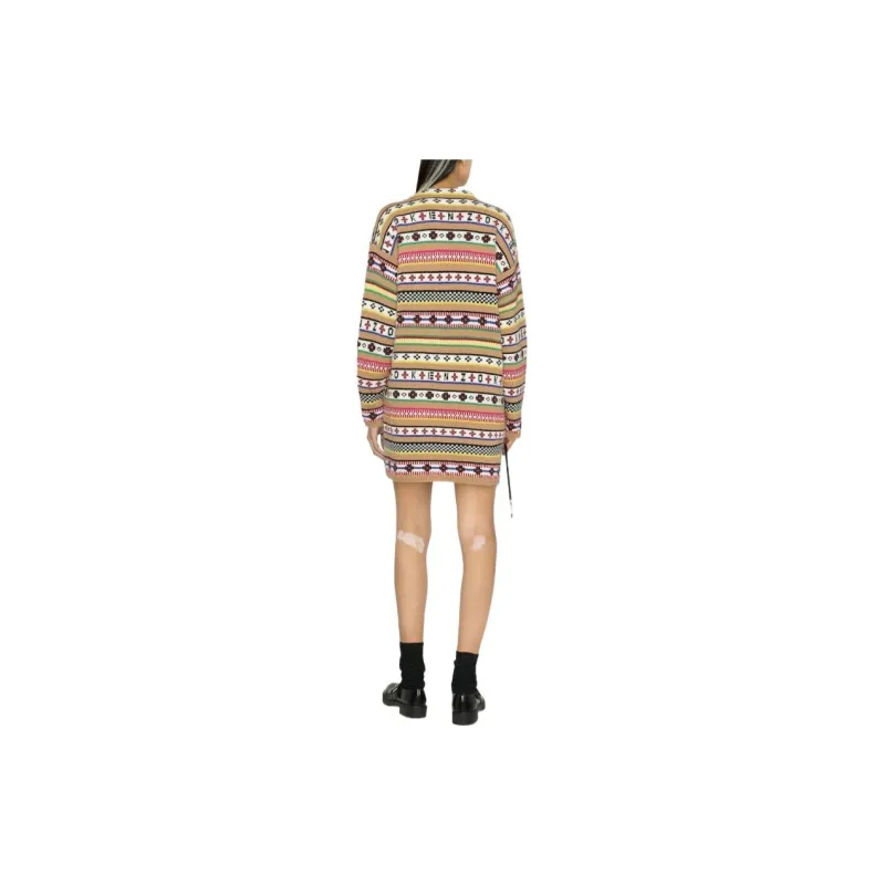 KENZO Intarsia knit Jumper Dress-2