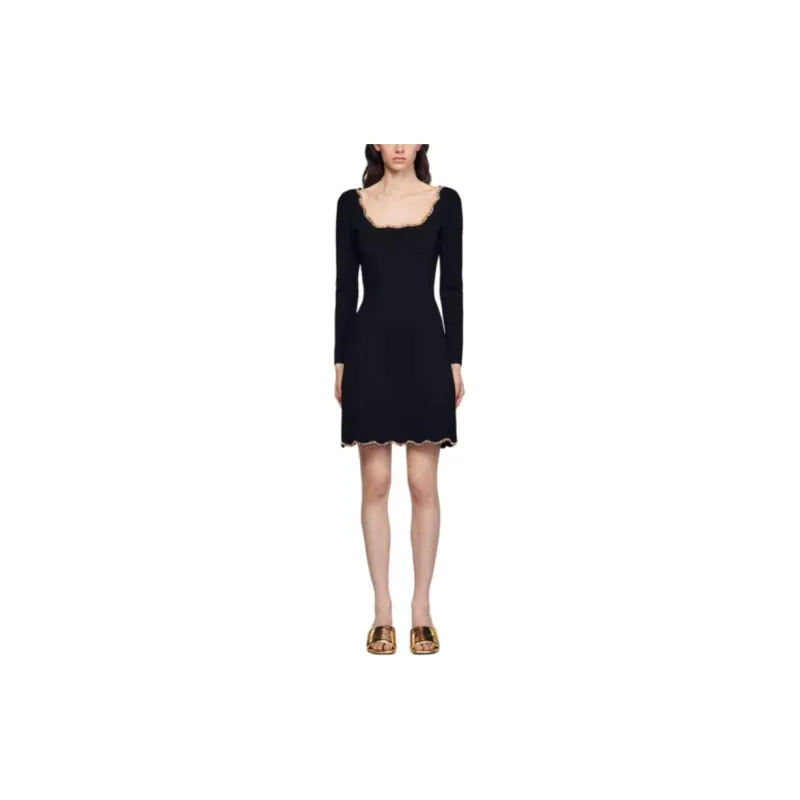 Sandro Rhinestone-embellished Minidress-4