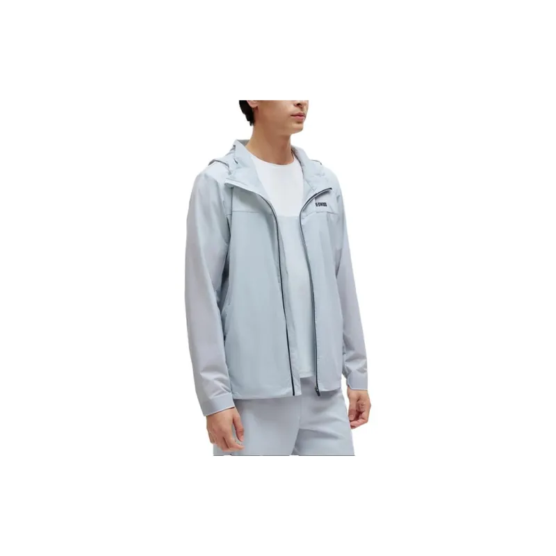 KSWISS Jacket Men's Blue Tin Gray-4