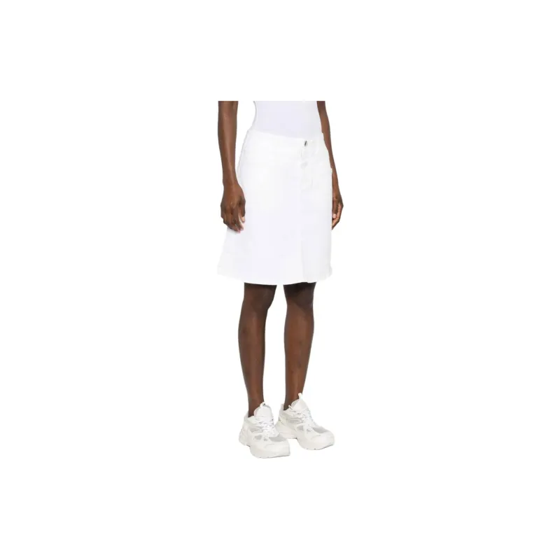 CLOSED Denim Short Skirts Women's White-3
