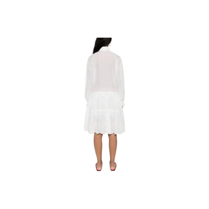 ERMANNO SCERVINO Long Sleeved Dress Women's White-2