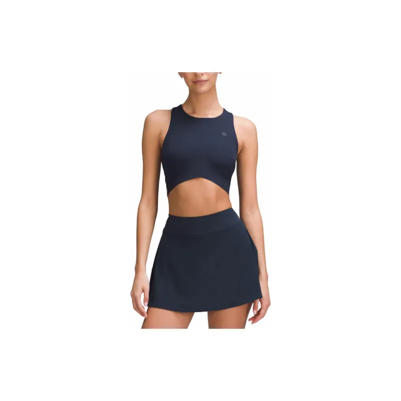 Lululemon Cropped Series Sport Vests Women's Marine Blue-3