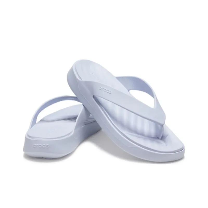 Crocs Abrasion-Resistant Flip Flops Women's Light Blue-3
