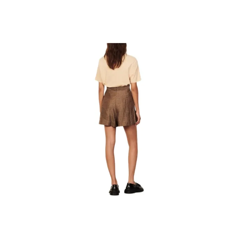 Sandro Casual Short Skirts Women's Brown-2