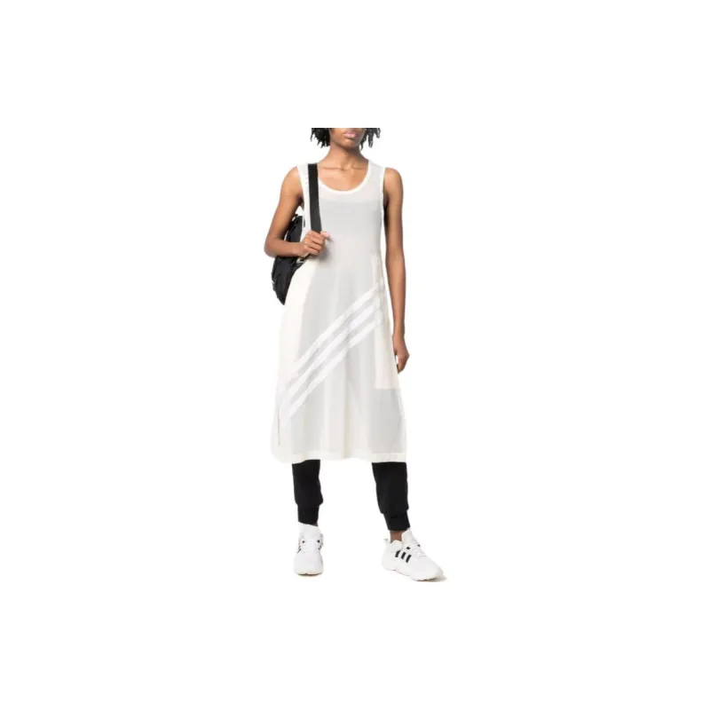 Y 3 Tank Tops Women's White-1