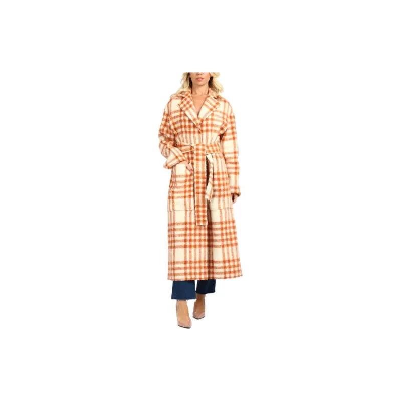 ERIKA CAVALLINI Coats Women's Orange-1