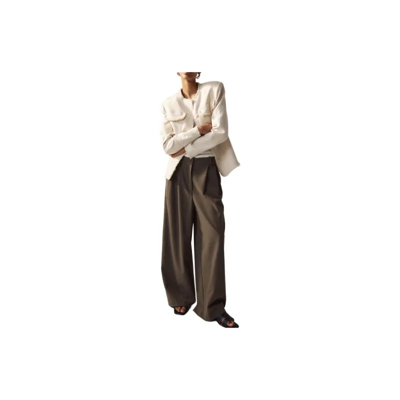 H&M Jackets Coats Women's Light Beige-1