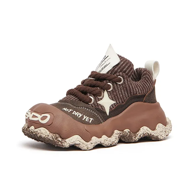 KEDDO Paint Is Not Dry Low-Top Chunky Sneakers Unisex-1