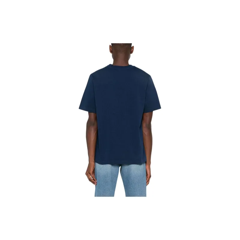 CASABLANCA La Medaille Printed T Shirt 'Navy'-2