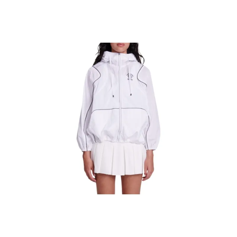 Maje Hooded Windbreaker-1