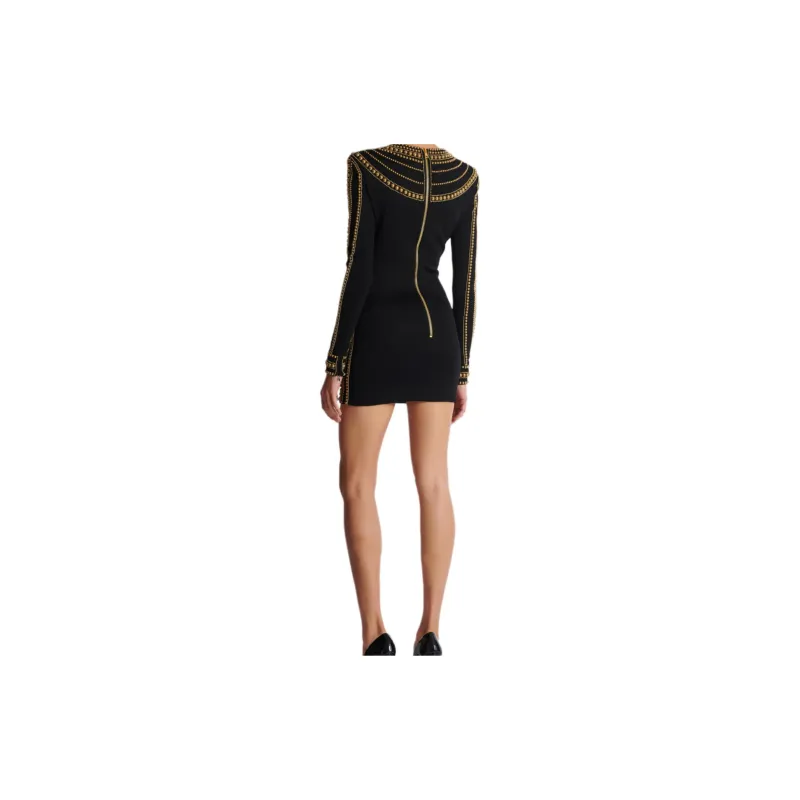 BALMAIN Bead embroidered Dress-2