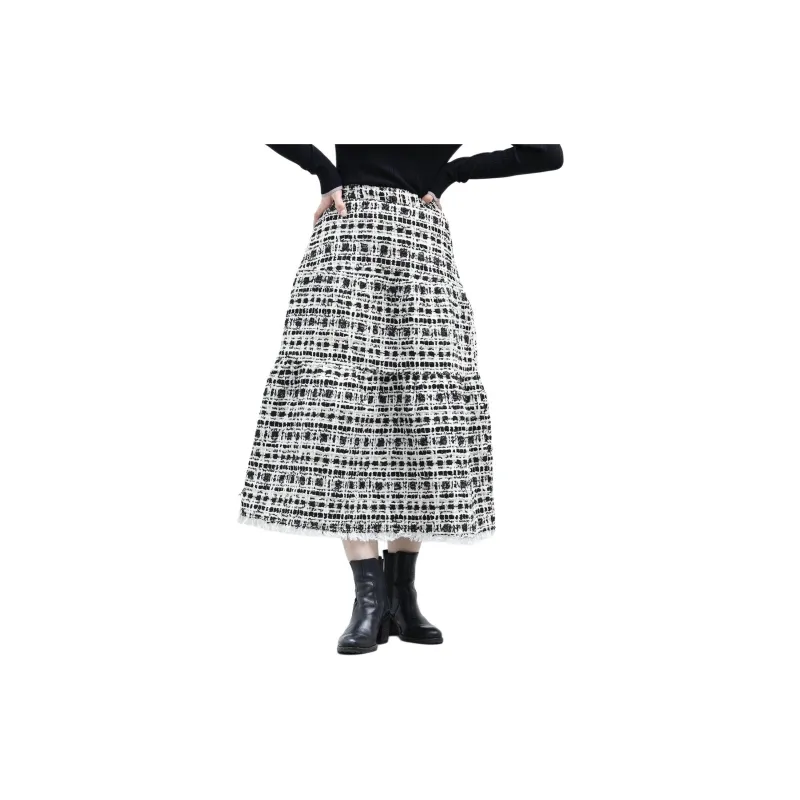 Beams Casual Long Skirt Women's Black-5