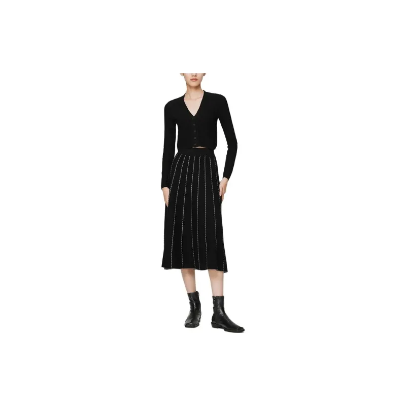 CLUB MONACO Casual Long Skirts Women's Black-1