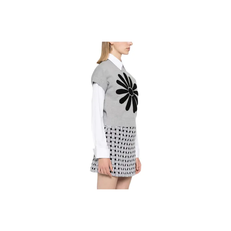 KENZO Marguerite Patch Crewneck Knitted Top-3