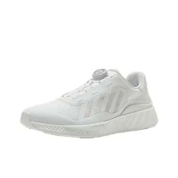 KSWISS Anti Slip Wear Resistant Low Top Running Shoes Men's White Silver
