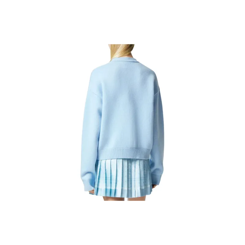 VERSACE Knit Sweater 'Pale Blue'-2