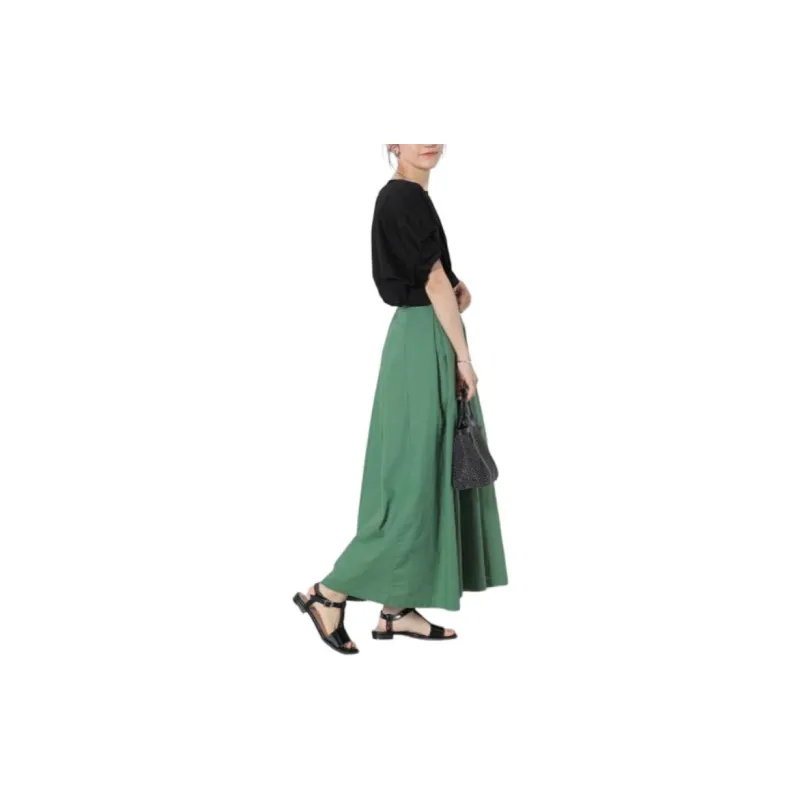 Beams Casual Long Skirt Women's-12