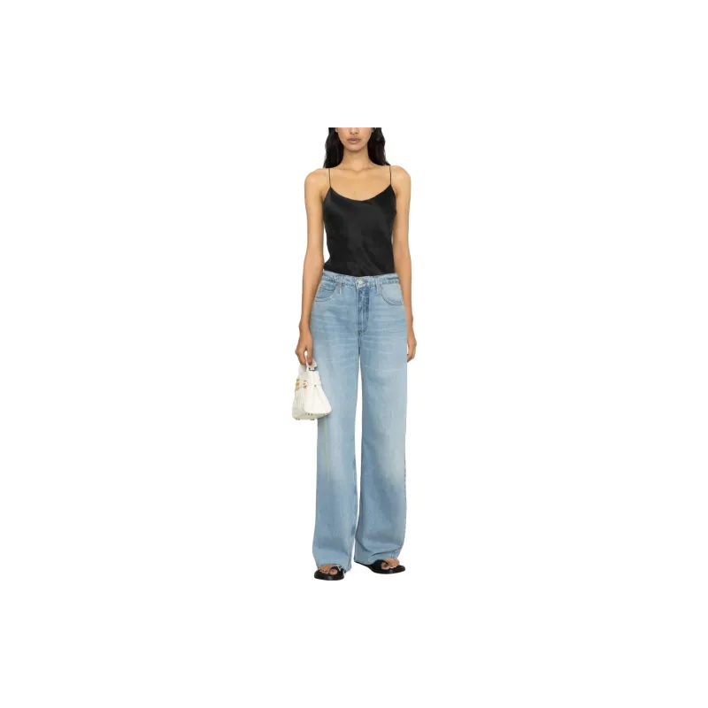 FRAME High-Waisted Wide-Leg Jeans-1