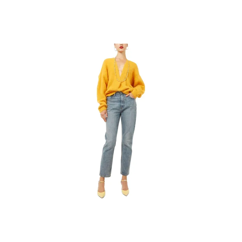 EQUIPMENT FW23 Sweater Women's Lemon Yellow-1