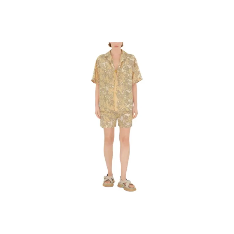 Burberry Allover Floral Printed Short Sleeved Shirt-2