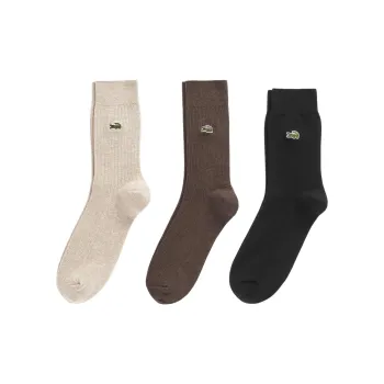 LACOSTE Mid-Calf Socks Men's 3 Pack