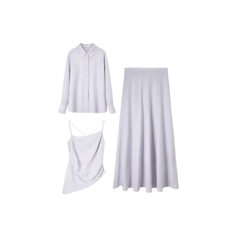 SENTUBILA Shirt Matching Sets Women's-9