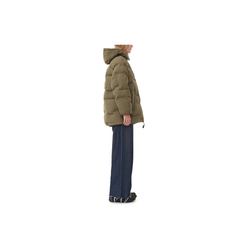 GANNI Kalamata Puffer Midi Jacket-2