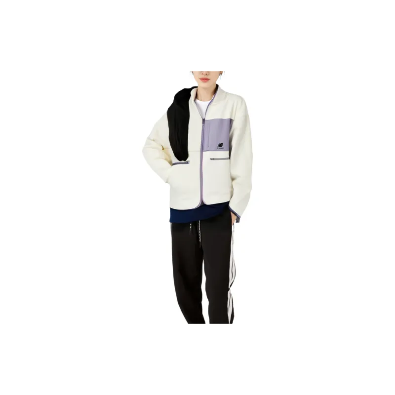 New Balance Jacket Women's White Purple-3