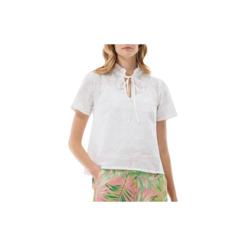 BARBOUR Barbour Palmetto Top Shirt Women's White-2