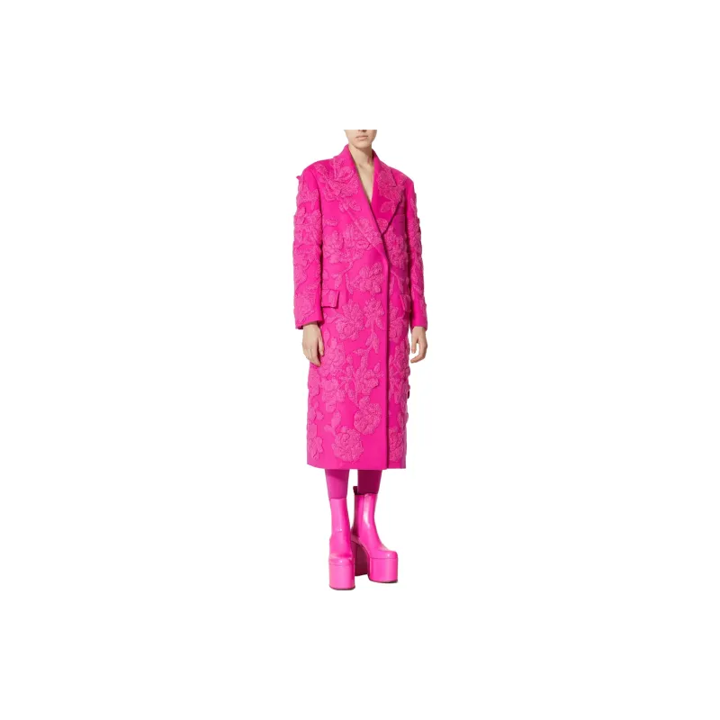 Valentino Velvet Jackets Women's Pink-2