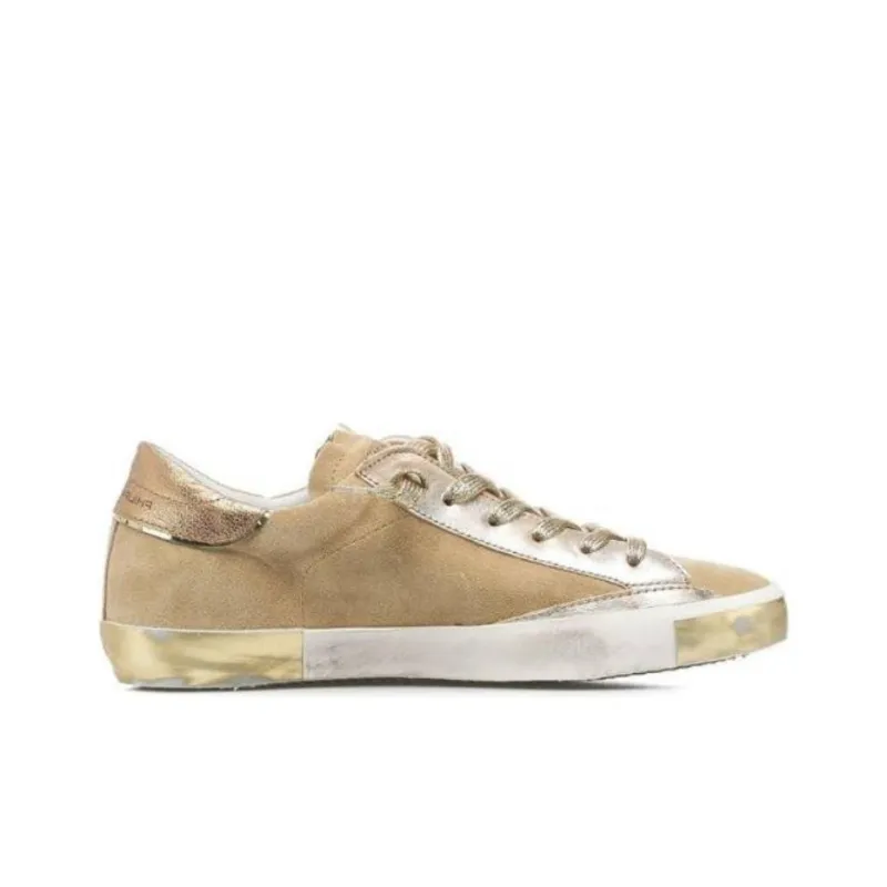 PHILIPPE MODEL Low Top Skateboard Shoes Women's Brown-1