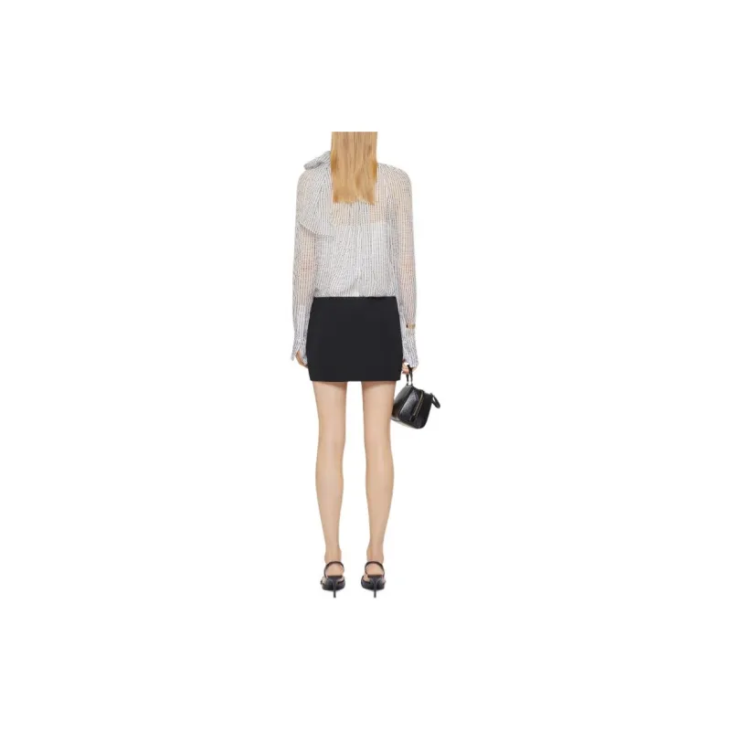 Givenchy Polka Dots Printed High Neck Blouse-2