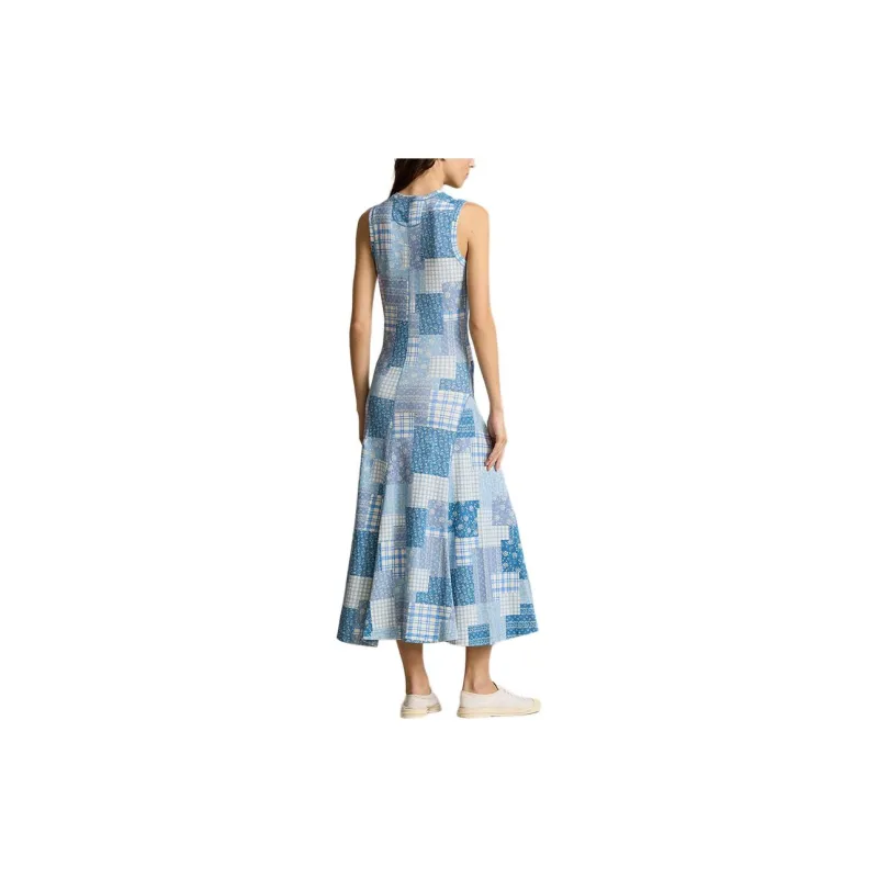 Polo Ralph Lauren SS24 Sleeveless Dress Women's Multicolor-2