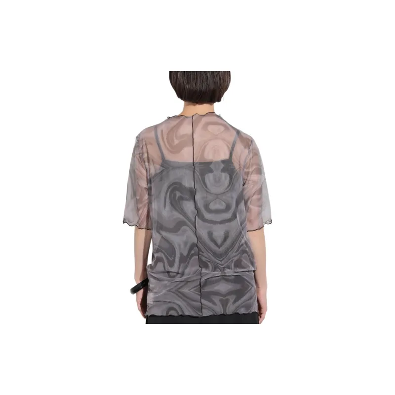 Beams T Shirt Women's Charcoal Gray-6