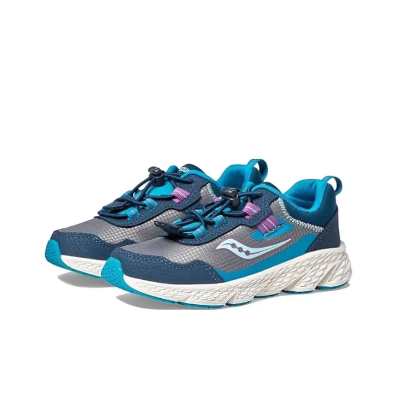 saucony Wind Shield 3.0 Big Kid 'Navy Grey'-1
