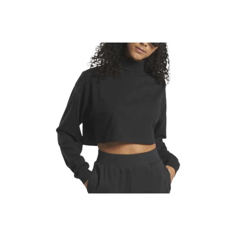 Reebok Sweatshirt Women's Black-2