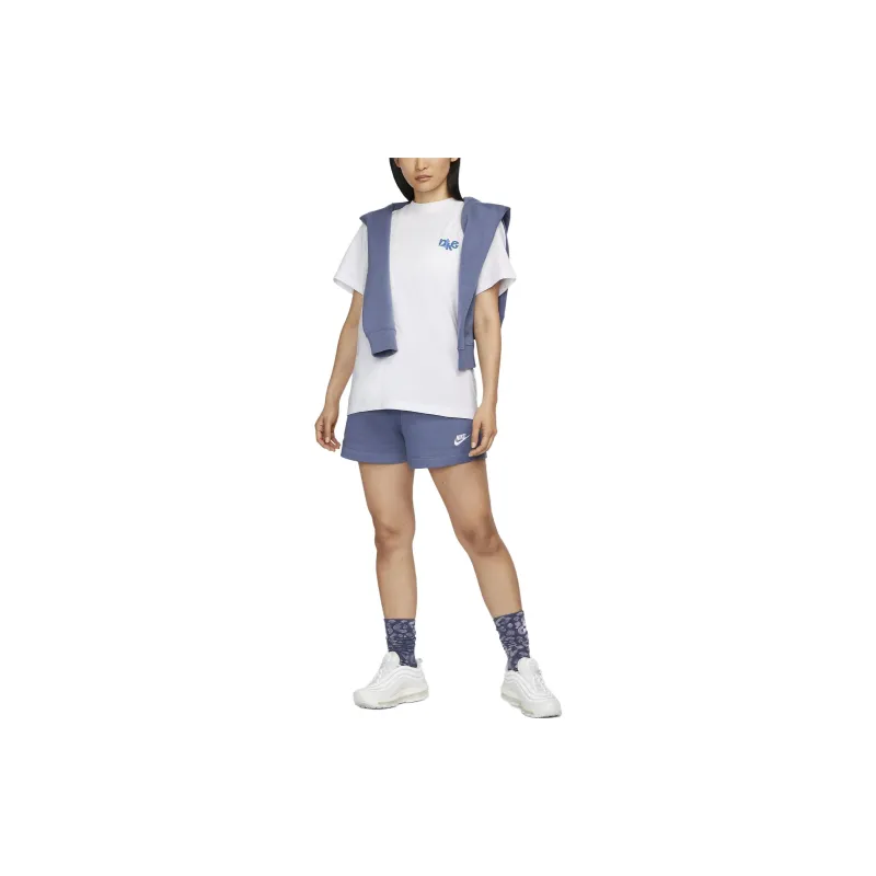 Nike Set in Sleeve T Shirt Women's White-2