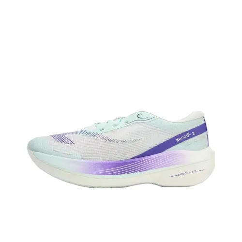 DECATHLON KD900 Running Shoes Men Low-Top White-purple Cyan