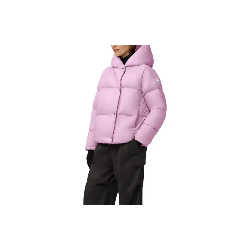 Canada Goose Jackets Coats Women's Light Pink-4