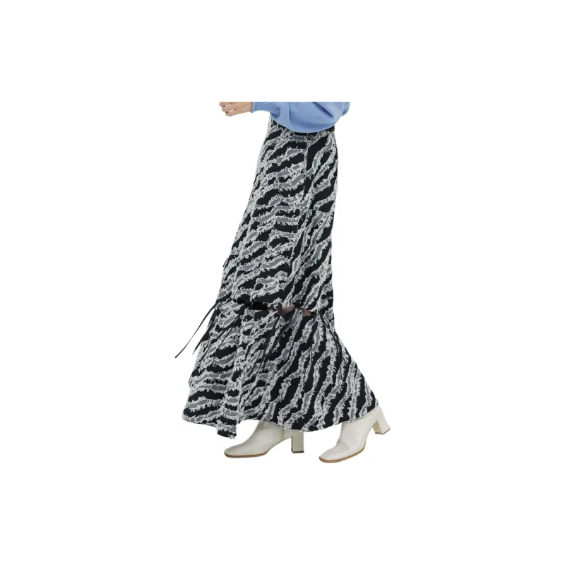 UNITED TOKYO Casual Long Skirts Women's Black-3