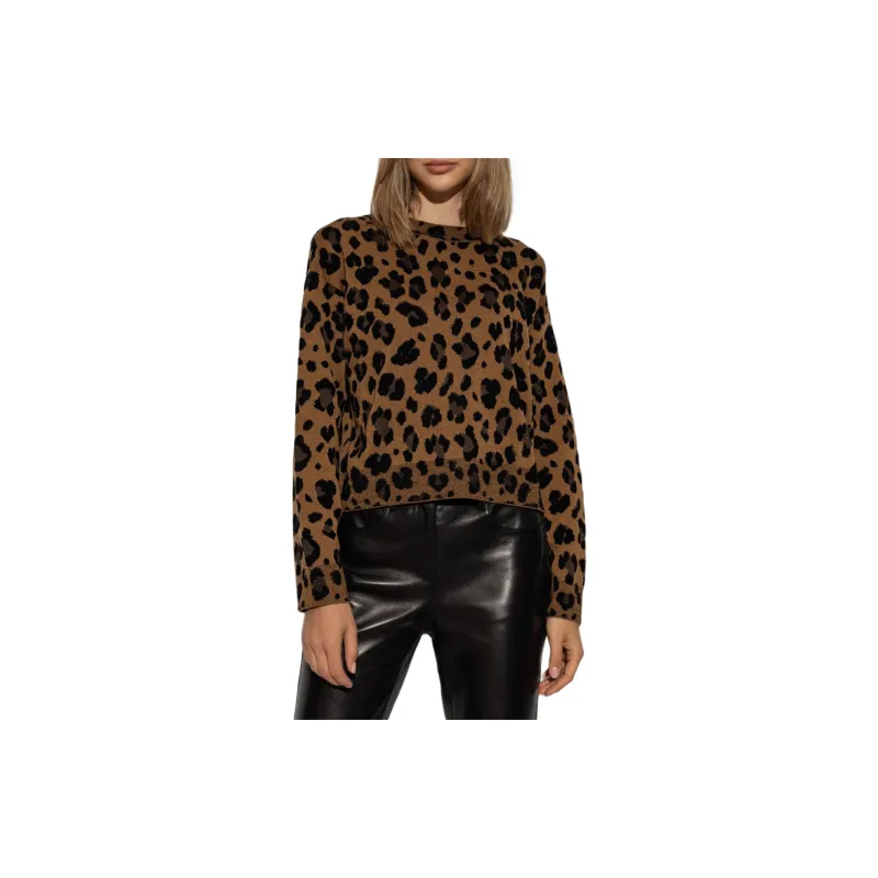 VERSACE Pattern Embroidered Crewneck Jumper-1